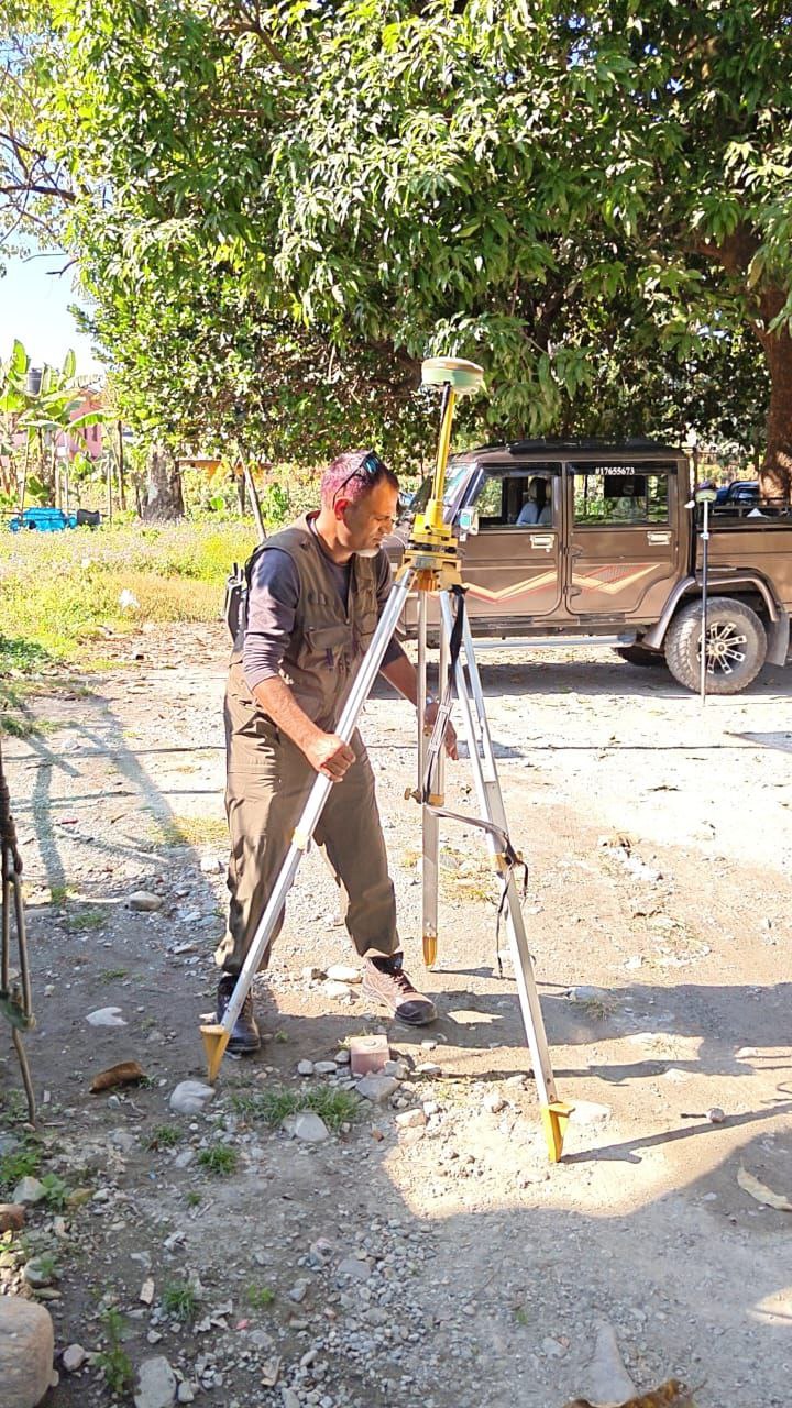 “Under the sun, with a survey machine, we turn effort into accuracy.”